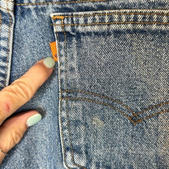 Levi’s Men’s Orange Tab Vintage 90’s Straight Leg Jeans size 34x34 - Picture 7 of 12